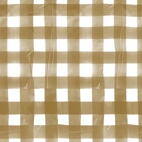 Papel de Parede Vinílico Piquenique Marrom e Branco