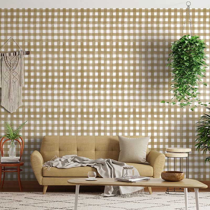 Papel-de-Parede-Vinilico-Piquenique-Marrom-e-Branco