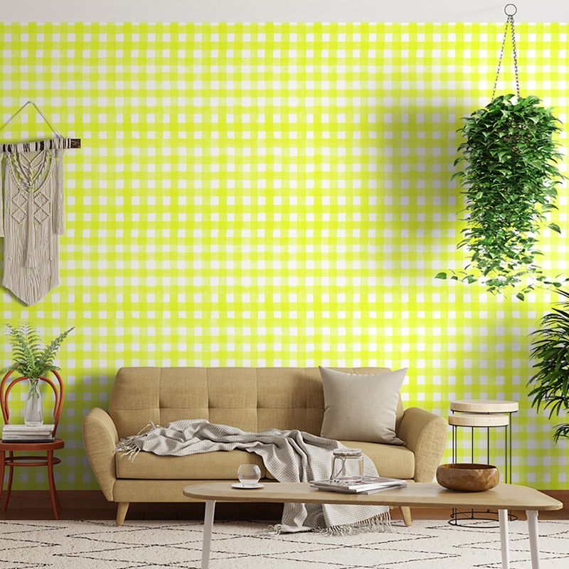 Papel-de-Parede-Vinilico-Piquenique-Amarelo-e-Branco