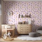 Papel-de-Parede-Vinilico-Flower-Power-Amarelo-e-Rosa