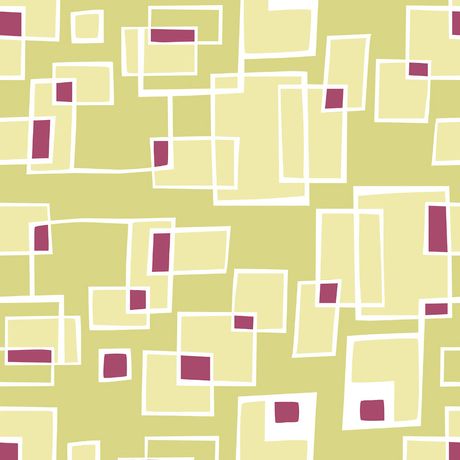Papel de Parede Vinílico Paisagem Verde e Violeta