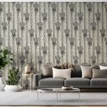Papel-de-Parede-Vinilico-Rabisquinho-Tropical-Bege-e-Preto