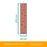 Papel-de-Parede-Vinilico-Rabisquinho-Tropical-Marrom-e-Vermelho