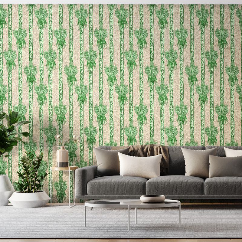 Papel-de-Parede-Vinilico-Rabisquinho-Tropical-Verde-e-Bege