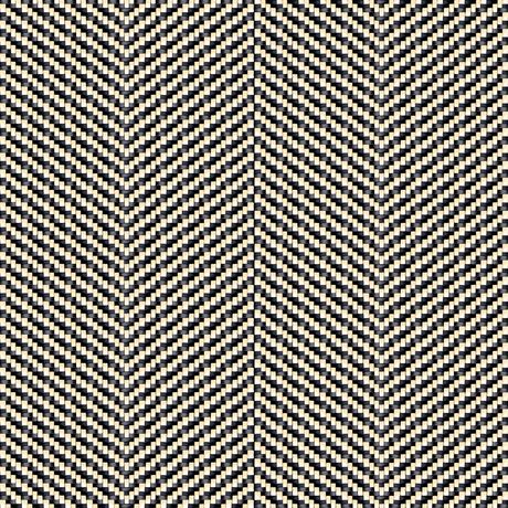 Papel de Parede Vinílico Palharia Chevron Artesanal Bege e Preto