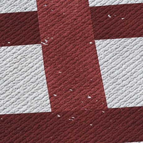 Papel de Parede Vinílico Grade Desgastado Vermelho e Cinza