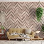 Papel-de-Parede-Vinilico-Madeira-Chevron-Marrom