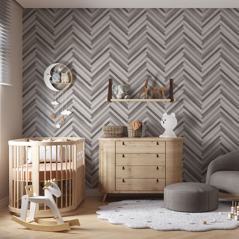 Papel-de-Parede-Vinilico-Madeira-Chevron-Cinza