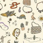 Papel-de-Parede-Vinilico-Simbolos-Misticos-Mostarda-e-Mostarda