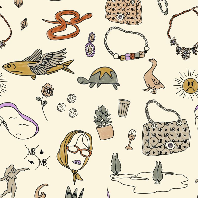 Papel-de-Parede-Vinilico-Simbolos-Misticos-Mostarda-e-Mostarda