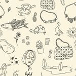 Papel-de-Parede-Vinilico-Simbolos-Misticos-Bege-e-Preto