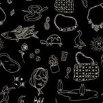 Papel-de-Parede-Vinilico-Simbolos-Misticos-Preto-e-Bege