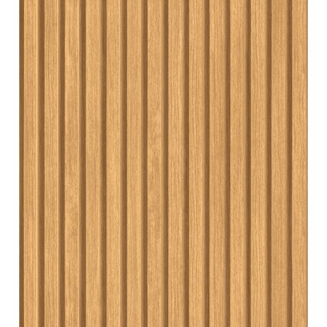 Papel de Parede Vinílico Madeira Ripa Marrom