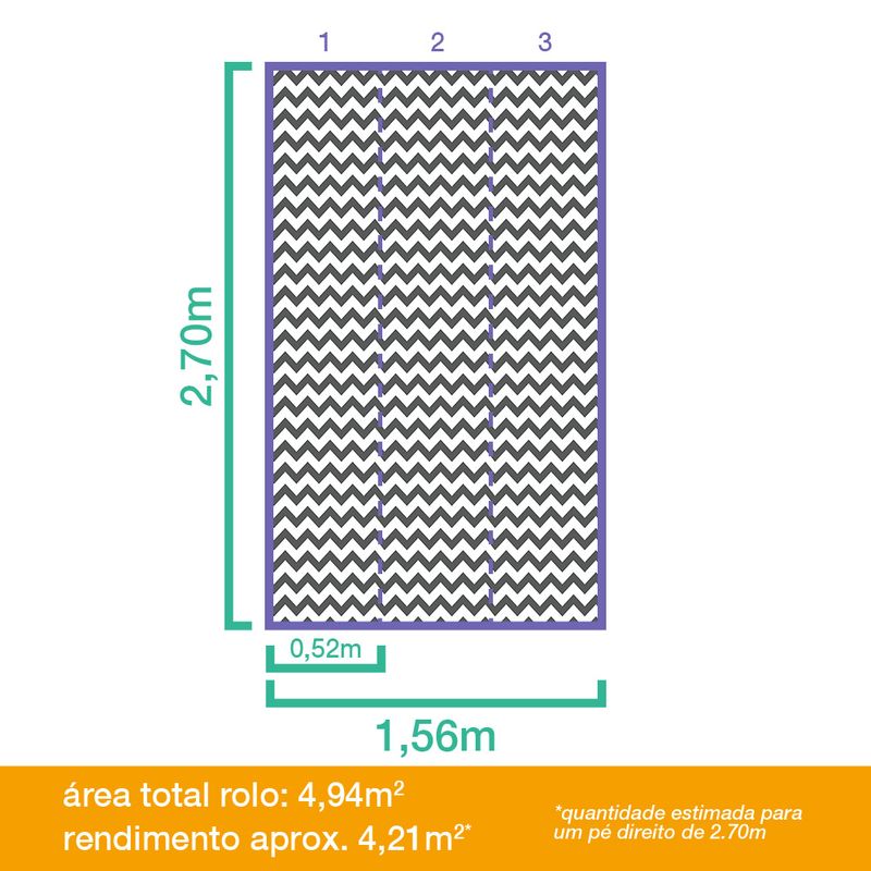 Papel-de-Parede-Vinilizado-Chevron-Preto-e-Marrom