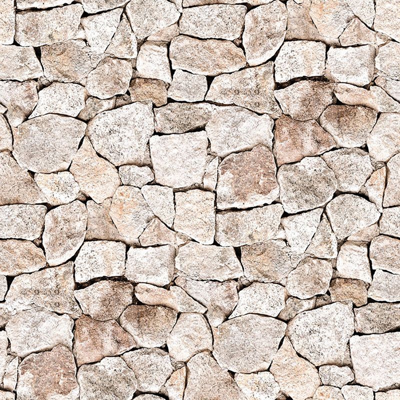 Papel-de-Parede-Vinilizado-Pedras-Marrom-e-Branco