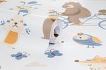 Papel-de-Parede-Vinilizado-Personagens-Azul-e-Bege