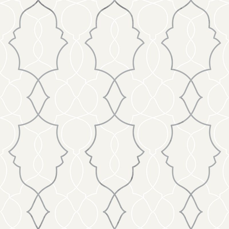 Papel-de-Parede-Vinilizado-Oriente-II-Bege-e-Cinza