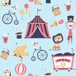 Papel-de-Parede-Vinilizado-Circo-Vetor-Vermelho-e-Amarelo