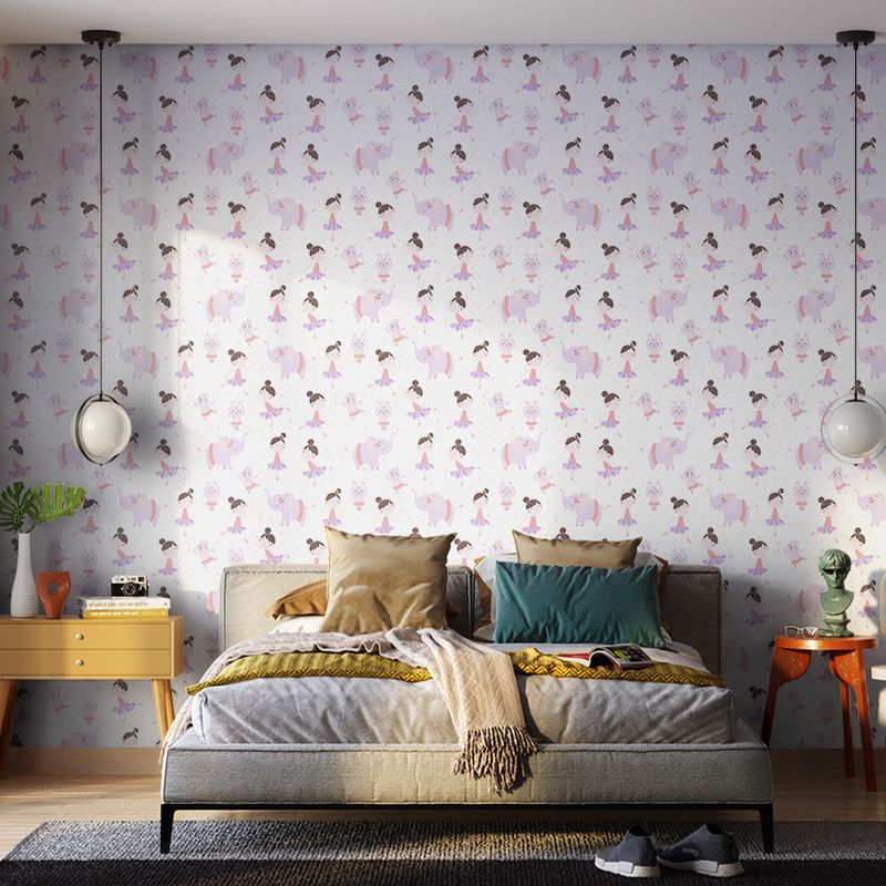 Papel-de-Parede-Vinilizado-Bailarinas-Rosa-e-Lilas