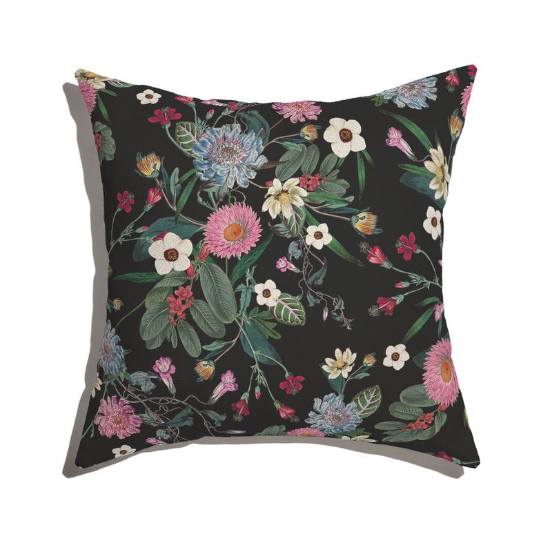 Almofada-de-Chao-Quadrada-Floral-Cool-Preto