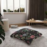 Almofada-de-Chao-Quadrada-Floral-Cool-Preto