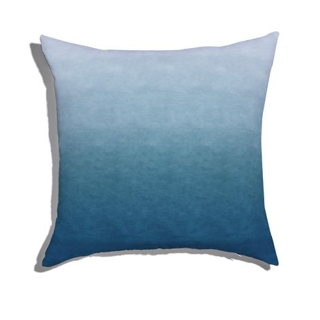 Almofada de Chão Quadrada Degradê Trinchado Azul Marinho 03