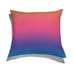 Almofada-de-Chao-Quadrada-Floral-Psicodelico-Laranja-e-Rosa