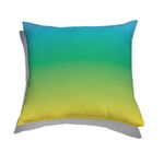 Almofada-de-Chao-Quadrada-Floral-Psicodelico-Azul-e-Verde
