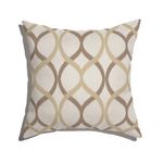 Almofada-de-Chao-Quadrada-Ikat-Curvas-Bege-e-Marrom