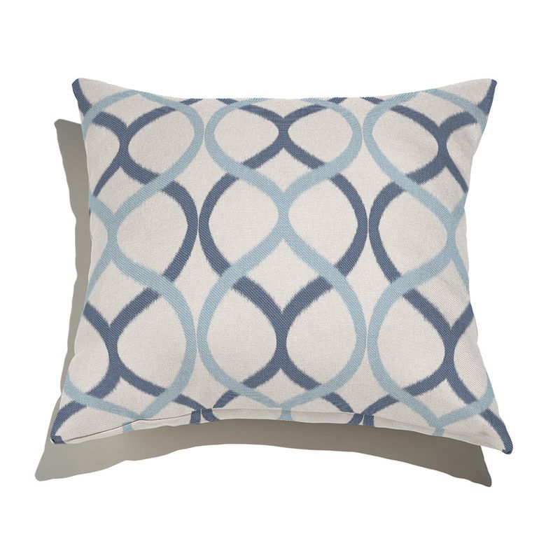 Almofada-de-Chao-Quadrada-Ikat-Curvas-Azul-e-Azul-Marinho