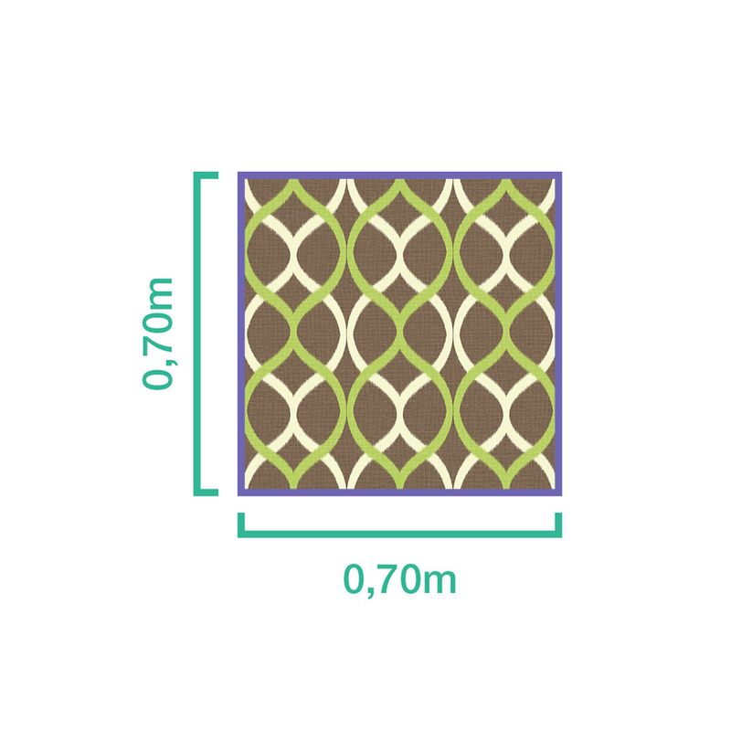 Almofada-de-Chao-Quadrada-Ikat-Curvas-Verde-e-Bege