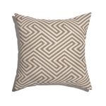 Almofada-de-Chao-Quadrada-Ikat-Linhas-Bege-e-Marrom