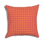 Almofada-de-Chao-Quadrada-Quadriculado-Moderninho-Vermelho-e-Amarelo