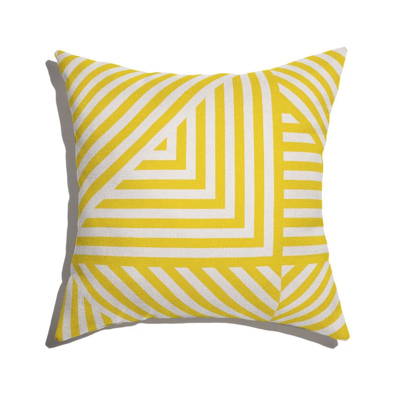 Almofada-de-Chao-Quadrada-Geometrico-Linhas-Grossas-Branco-e-Amarelo