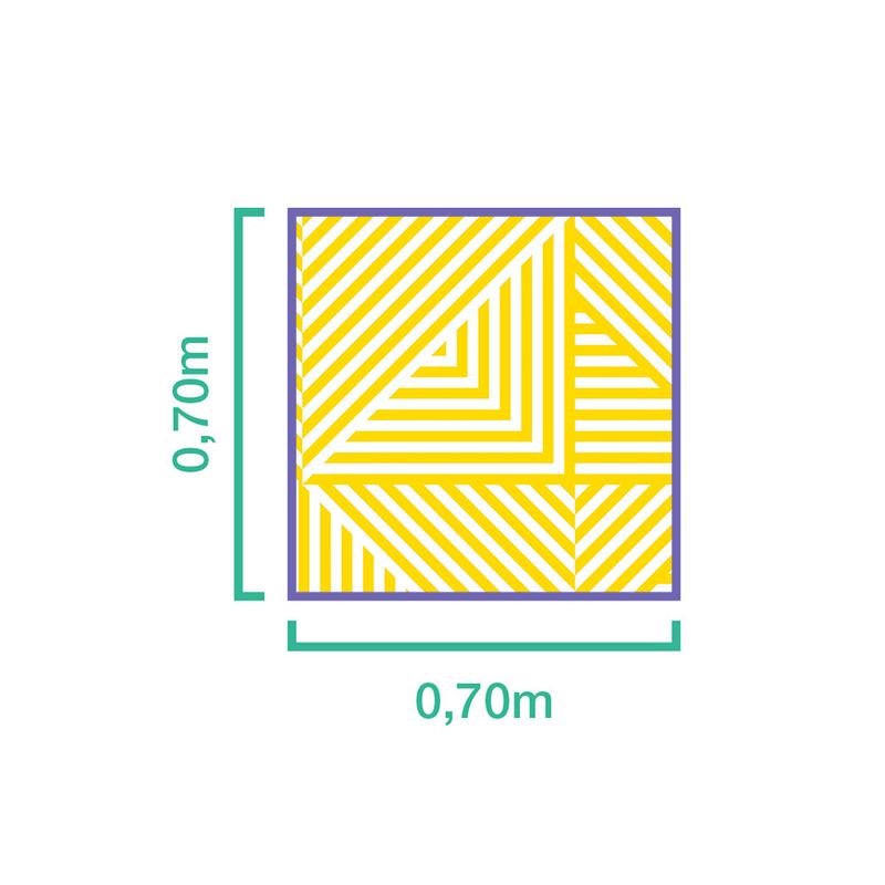 Almofada-de-Chao-Quadrada-Geometrico-Linhas-Grossas-Branco-e-Amarelo