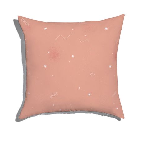 Almofada de Chão Quadrada Céu dos Sonhos Rosa