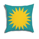 Almofada-de-Chao-Quadrada-Estrelas-dos-Sonhos-Azul-e-Amarelo