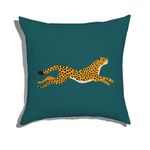 Almofada-de-Chao-Quadrada-Leopard-II-Verde-e-Amarelo