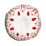 Almofada-de-Chao-Redonda-A-cor-mais-quente-Vermelho