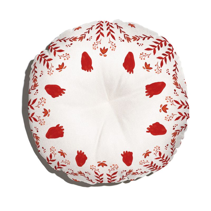 Almofada-de-Chao-Redonda-A-cor-mais-quente-Vermelho
