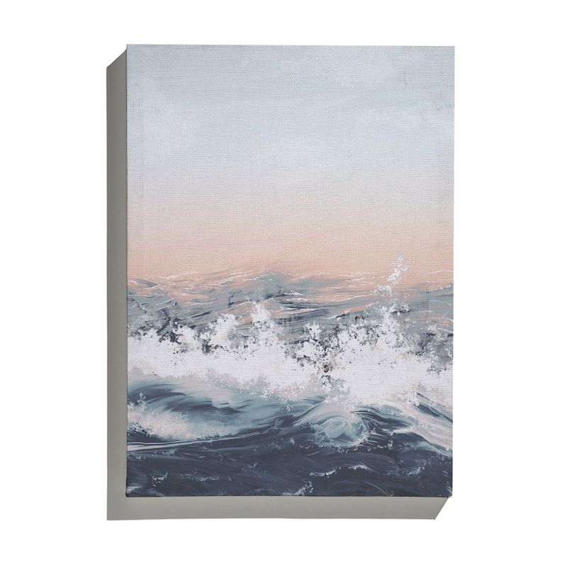 Canvas-Mar-Realista-Azul-e-Rosa