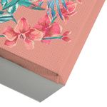 Canvas-Flor-de-Arara-III-Rosa-e-Azul