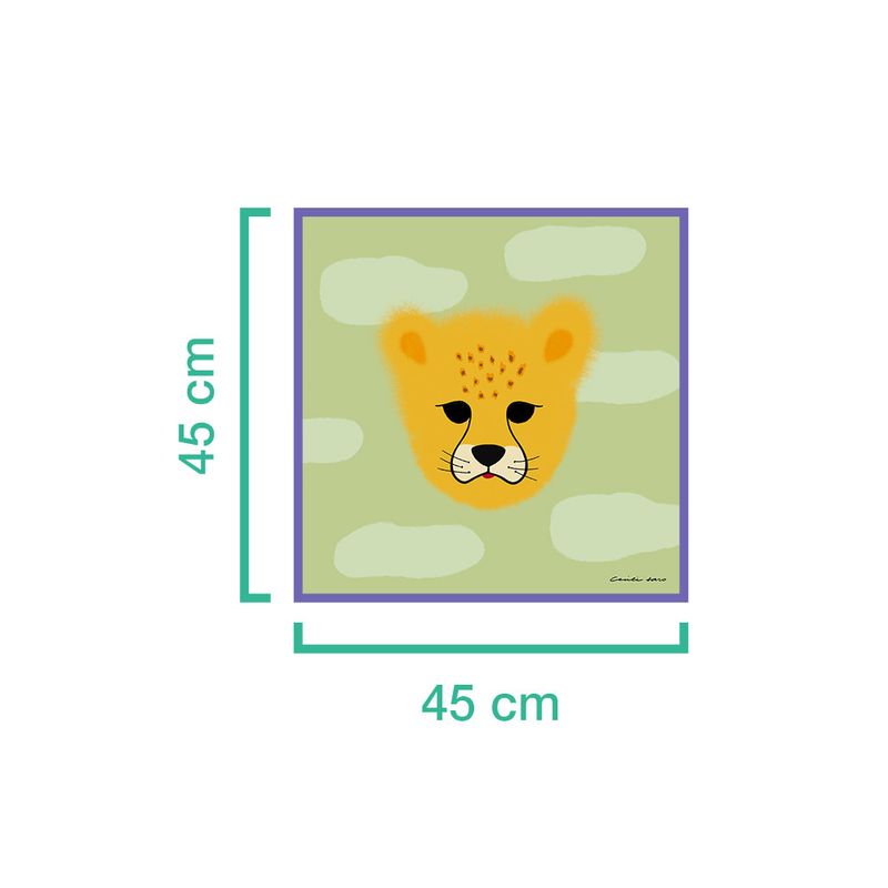 Capa-de-Almofada-Selva-de-Mogli-Amarelo-e-Verde