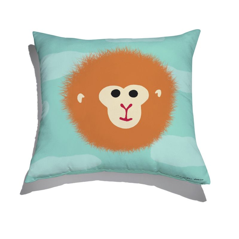 Capa-de-Almofada-Selva-de-Mogli-Laranja-e-Azul