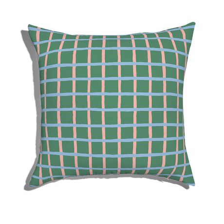 Capa de Almofada Bichos Bacanas Verde e Rosa