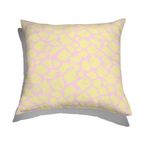 Capa-de-Almofada-Textura-girafa-Amarelo-e-Rosa