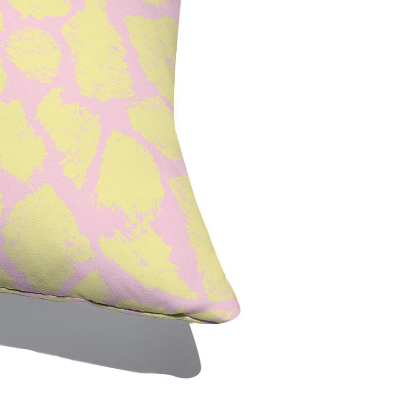 Capa-de-Almofada-Textura-girafa-Amarelo-e-Rosa