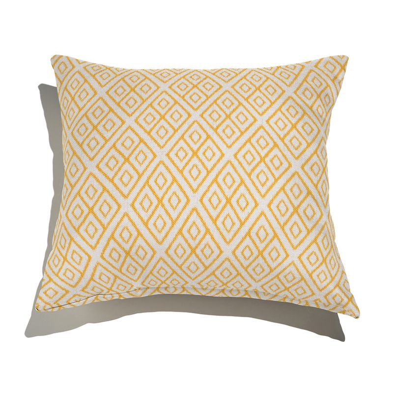 Capa-de-Almofada-Ikat-Losangos-Bege-e-Laranja