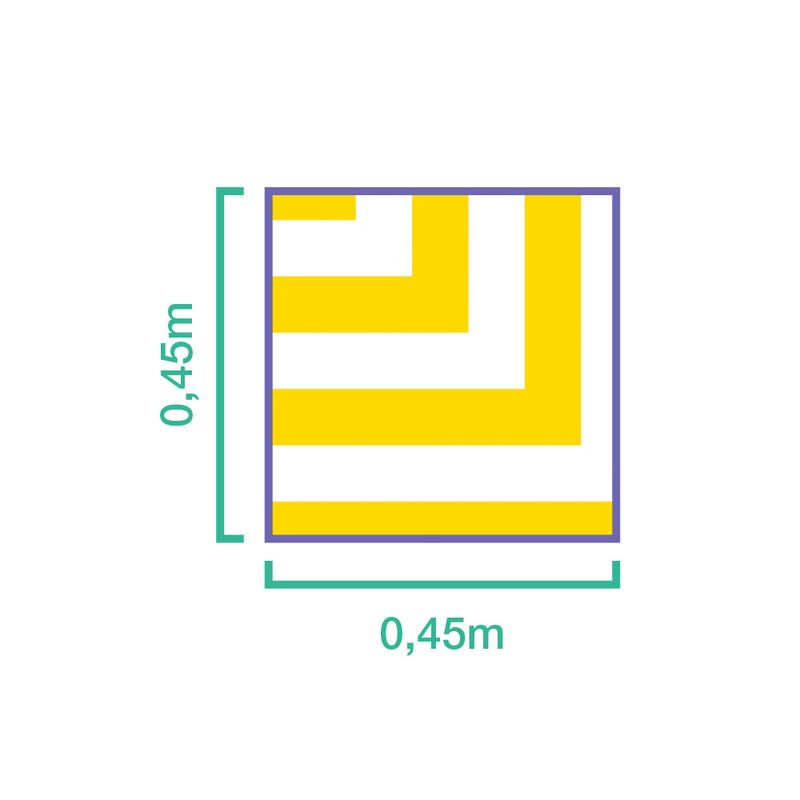 Capa-de-Almofada-Geometrico-Linhas-Grossas-Branco-e-Amarelo