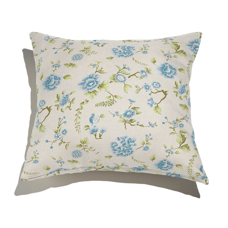 Capa-de-Almofada-Floral-Japonaisserie-Azul-e-Azul